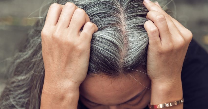 stress causes gray hair by over-activating the fight or fight response