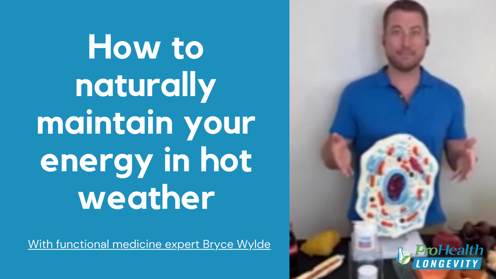 How to naturally maintain your energy in hot weather
