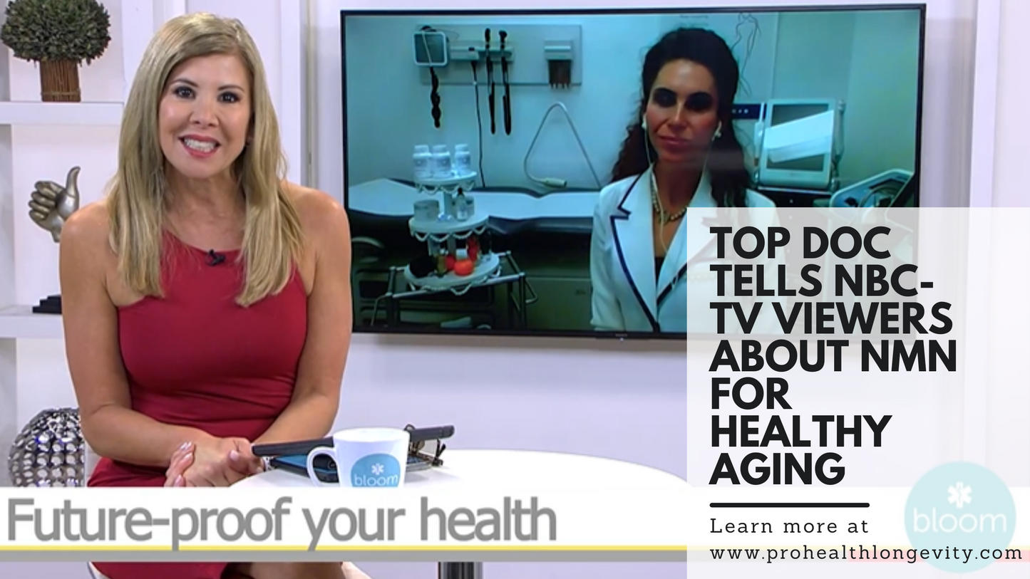 Top doc tells NBC-TV viewers about NMN for healthy aging
