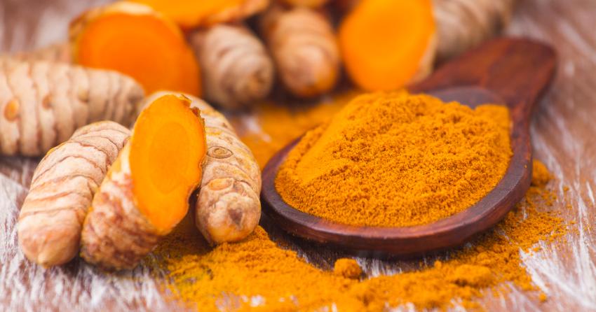 Curcumin is the active component in turmeric root.