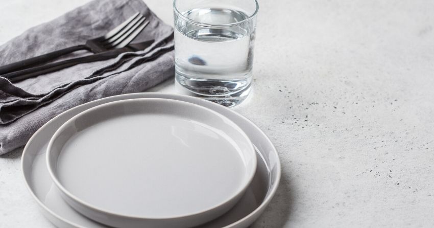 empty plate, caloric restriction, fasting