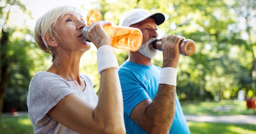 Good Hydration Linked to Healthier Aging In Large Study 