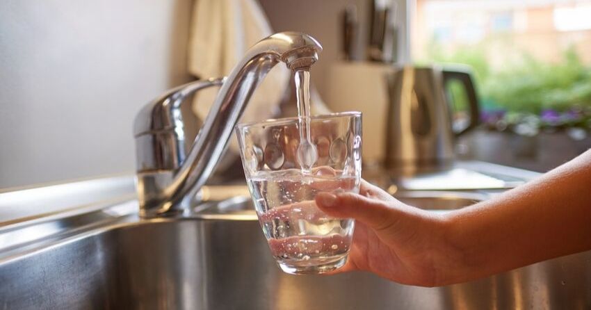 drinking from tap water