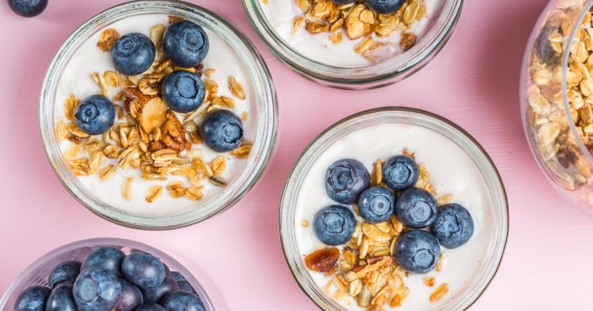 yogurt granola high fiber diet