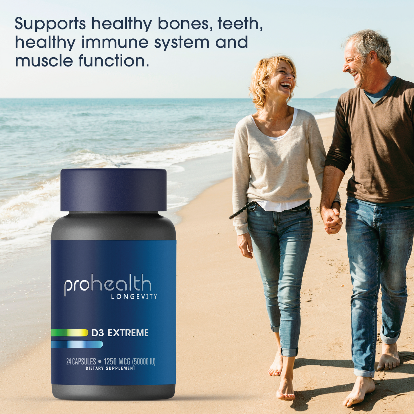 
                  
                    Vitamin D3 Extreme graphic of a couple walking on the beach
                  
                