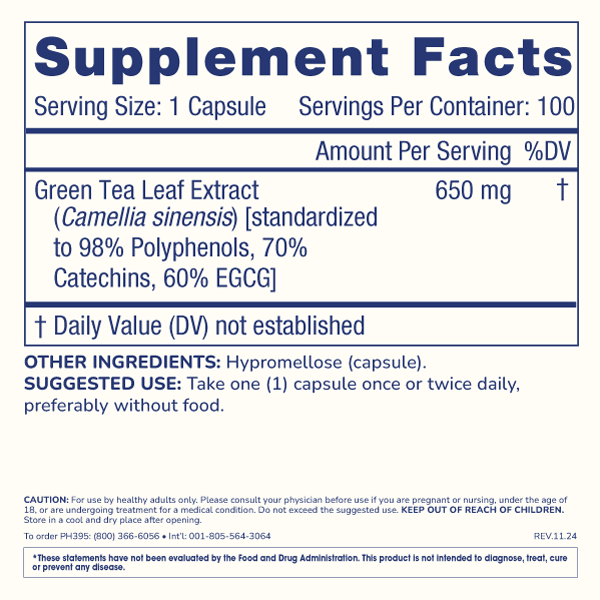
                  
                    Green Tea EGCG Extreme Supplement Facts and Label Information
                  
                