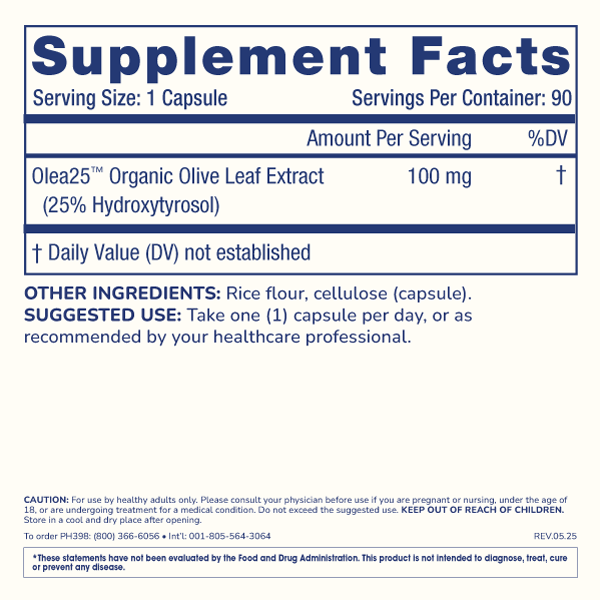 
                  
                    Hydroxytyrosol Extreme Supplement Facts and Label Information
                  
                
