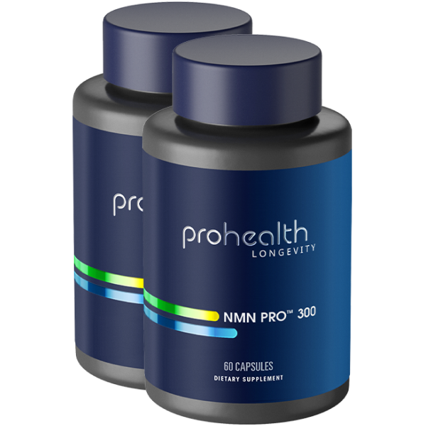 NMN Pro 300™ - Uthever® NMN,  300 mg per serving, 60 capsules - 2 Pack