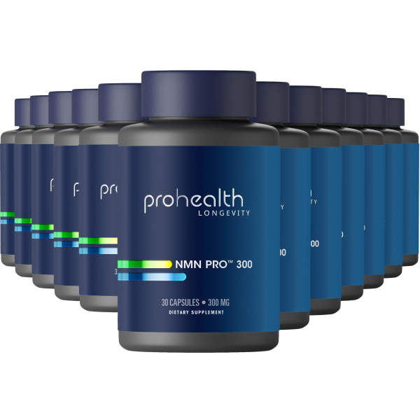 NMN Pro 300™ - Uthever® NMN - 300 mg, 30 capsules 12-Pack