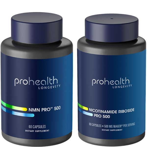 
                  
                    NMN Pro 500 + Nicotinamide Riboside Pro Bundle Product Image
                  
                