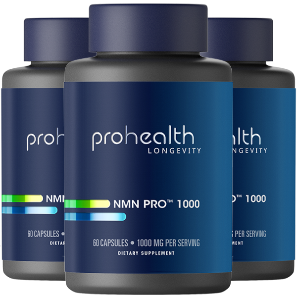 NMN Pro 1000™ Enhanced Absorption 3 Pack Featuring Uthever NMN Pro 1000™ Enhanced Absorption 3 Pack Featuring Uthever