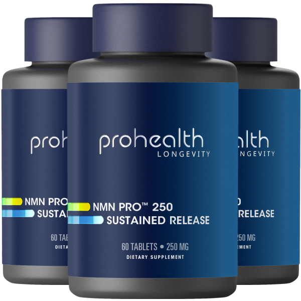 NMN Pro 250™ Sustained Release 3 pack Product Image
