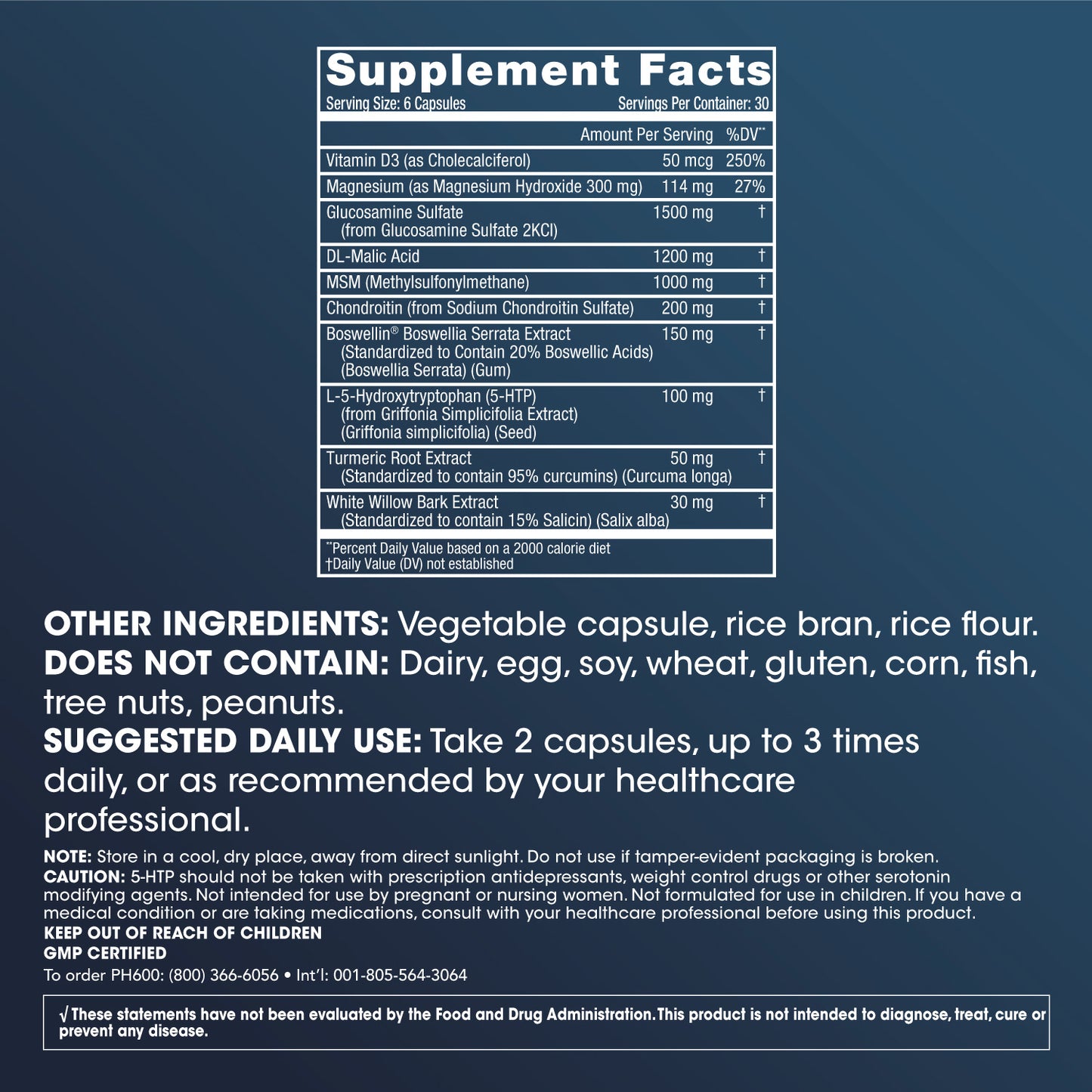 
                  
                    Muscle Relief Pro Supplement Fakta och etikettinformation
                  
                