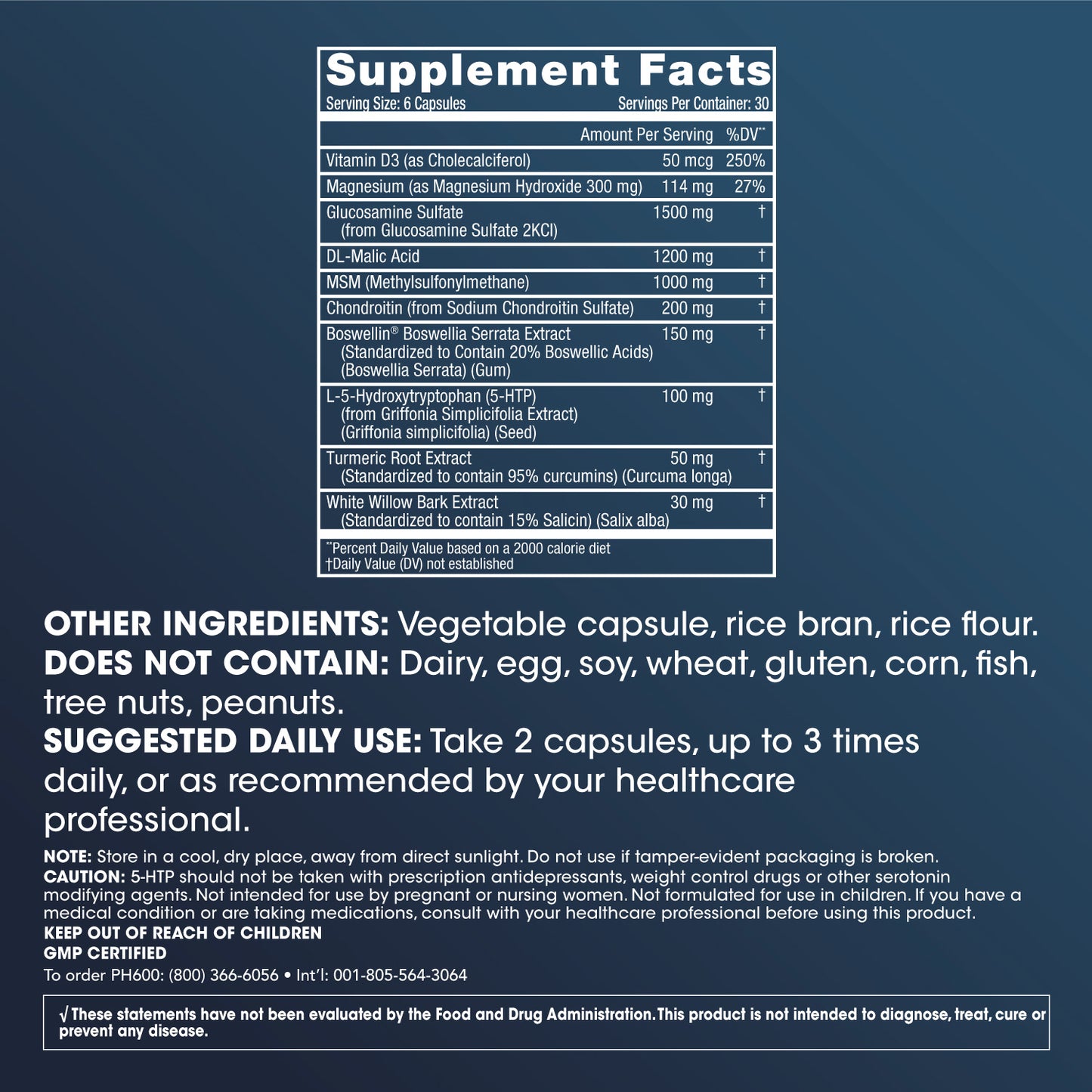 
                  
                    Faits et informations sur l'étiquette du supplément Muscle Relief Pro
                  
                