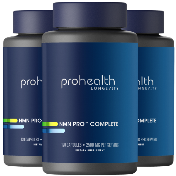 NMN Pro™ Complete Capsules - 120 Capsules 3-Pack Product Image