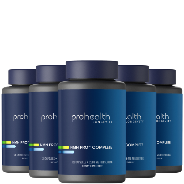 NMN Pro™ Complete Capsules - 120 Capsules 6-Pack Product Image