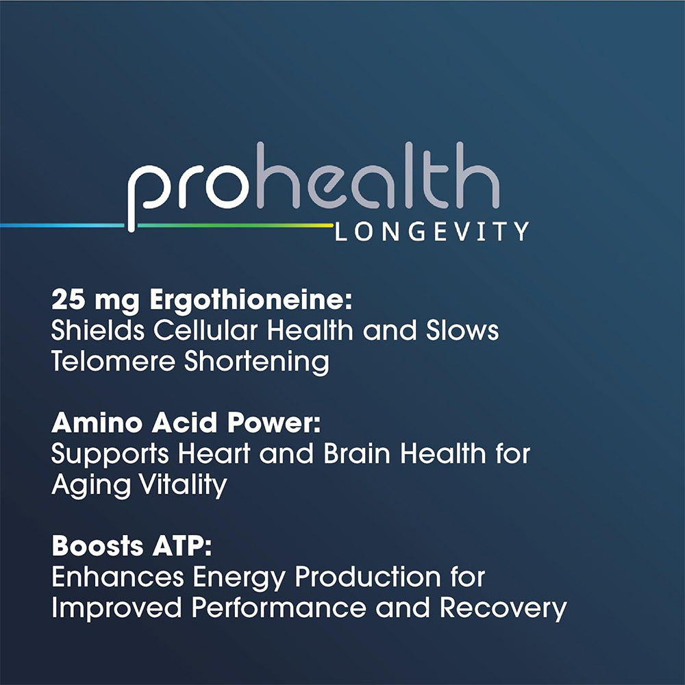 Ergothioneine (25 mg, 30 capsules) | ProHealth.com
