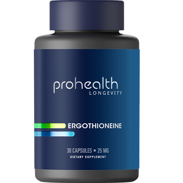 Ergothioneine (25 mg, 30 capsules) | ProHealth.com Ergothioneine (25 mg, 30 capsules) | ProHealth.com