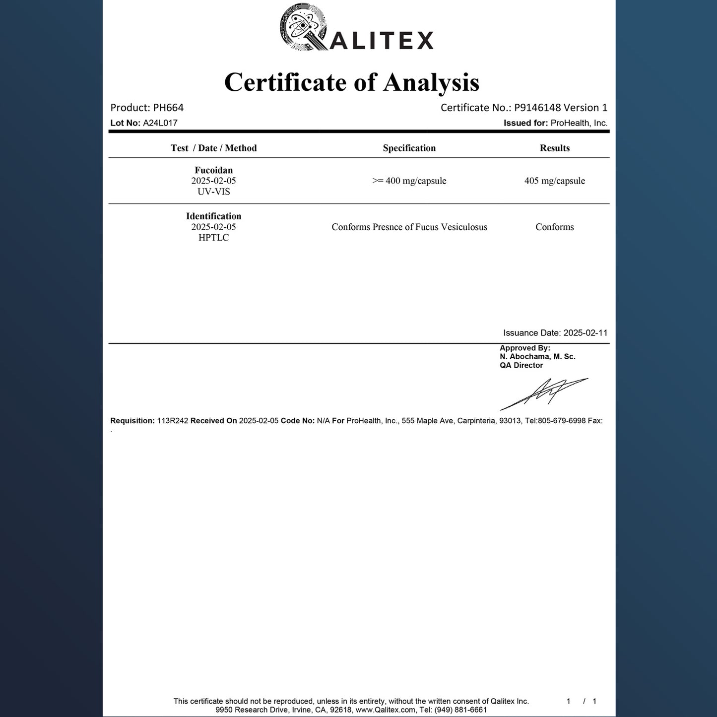 
                  
                    Sirtuin 6 Activator Certificate of Analysis
                  
                