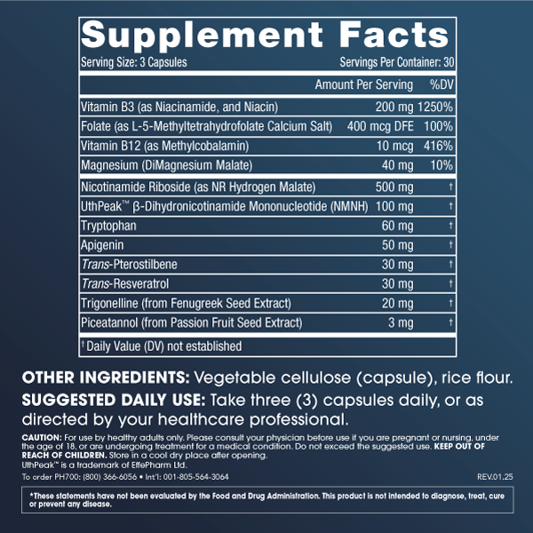 
                  
                    NAD Triple Boost Supplement Facts Image
                  
                