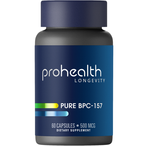 Pure BPC-157 - 500 mcg, 60 capsules | ProHealth.com Pure BPC-157 - 500 mcg, 60 capsules | ProHealth.com