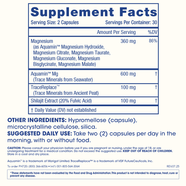 
                  
                    Morning Mag Supplement Facts Image
                  
                