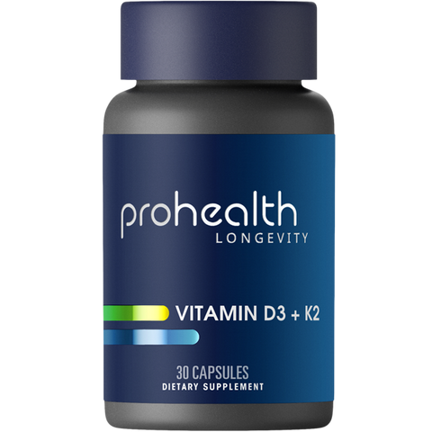 Vitamin D3 + K2 5,000 IU, 30 capsules Product Image