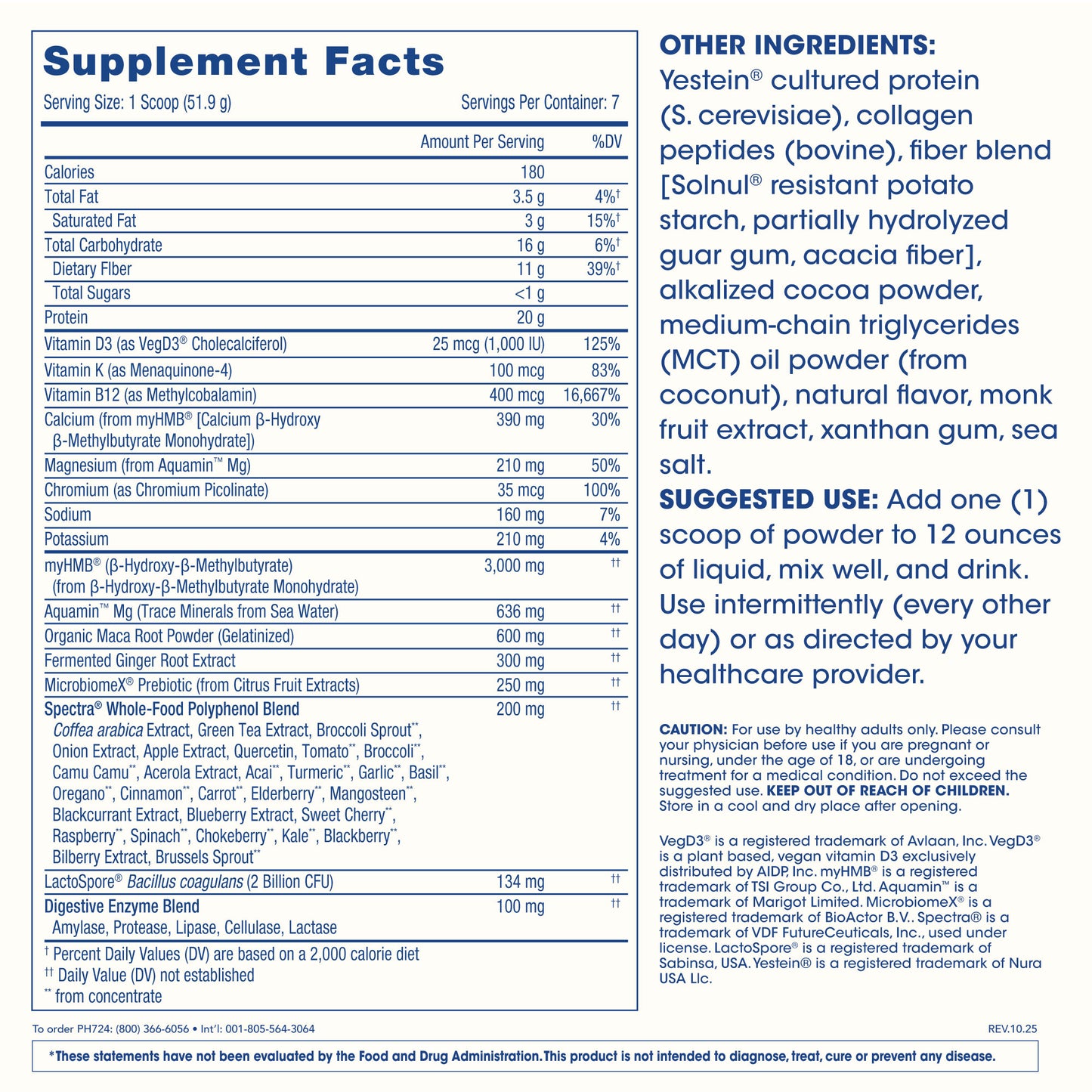 
                  
                    Ultimate GLP-1 Support Powder supplement facts image
                  
                