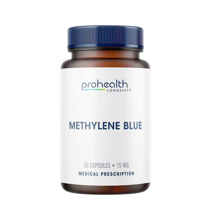 Methylene Blue - 15 mg, 30 capsules | ProHealth.com