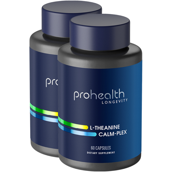L-Theanine Calm-Plex With GABA And 5-HTP - 100 mg, 60 capsules - 2 pack