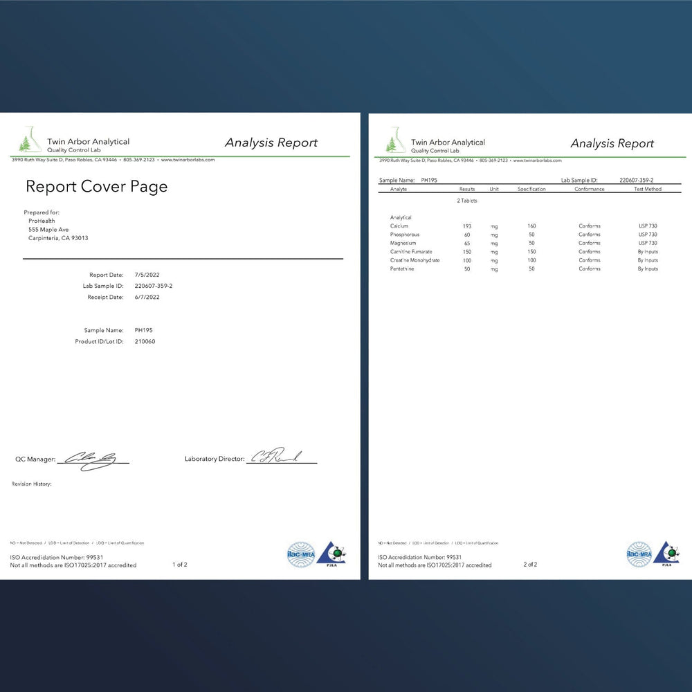 
                  
                    Mitochondria Ignite™ with NT Factor® Certificate of Analysis
                  
                