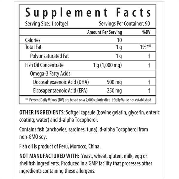 
                  
                    Neuronal DHA™ Fish Oil - 500 mg, 90 softgels
                  
                