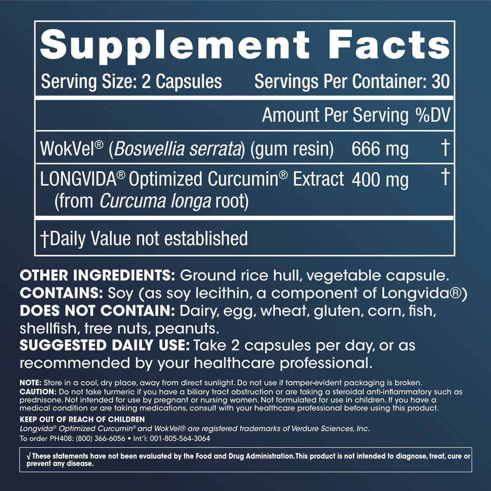 
                  
                    Optimized Curcumin for Body and Joint Supplement Facts and Label Information
                  
                
