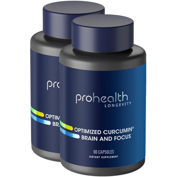 Optimized Curcumin for Brain and Focus® 60 capsules - 2 pack