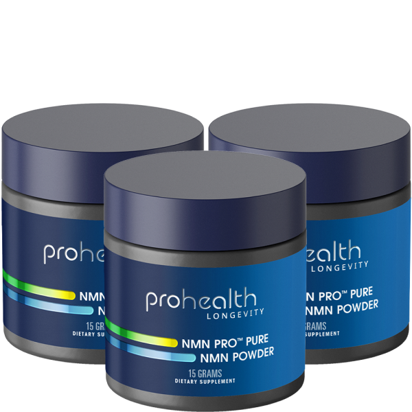 NMN Pro™ Powder - Uthever® NMN, 15 grams - 3 Pack