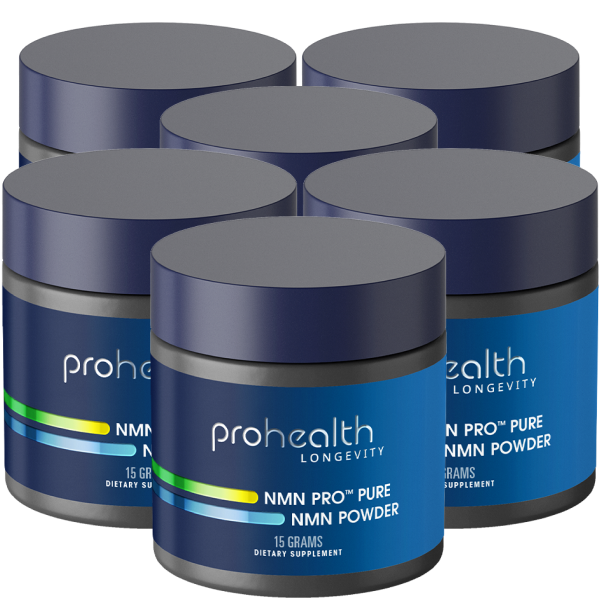 NMN Pro™ Powder - Uthever® NMN, 15 grams - 6 Pack
